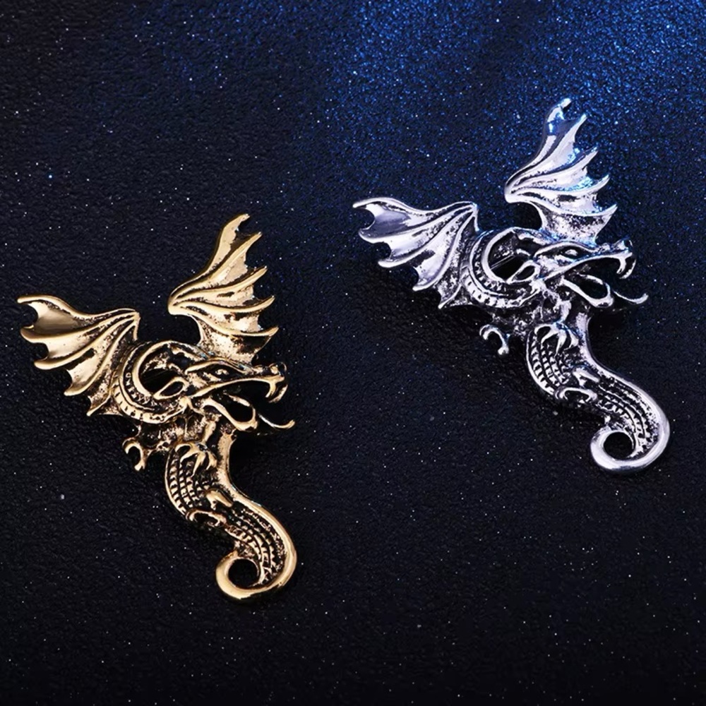 Dragon Brooch Pin - Picture 2 of 6